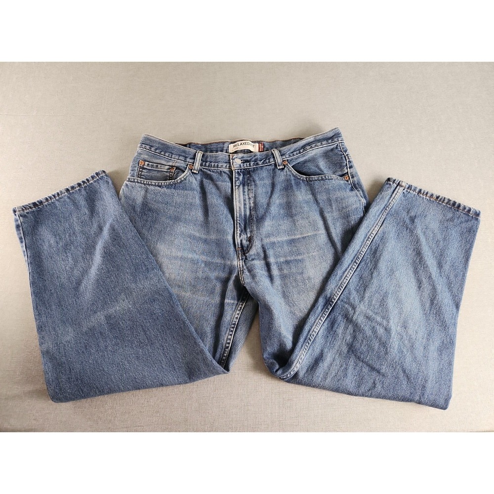 Levi's 550 Men's 40x30 Relaxed Fit Medium Wash Straight Leg‎ Denim Jeans Soft